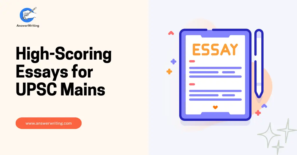 How to Write a High-Scoring Essay for UPSC Main?